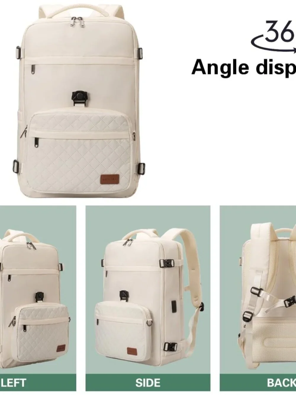 40L Waterproof Travel Backpack for Men & Women, Airline Approved Carry on Laptop_8